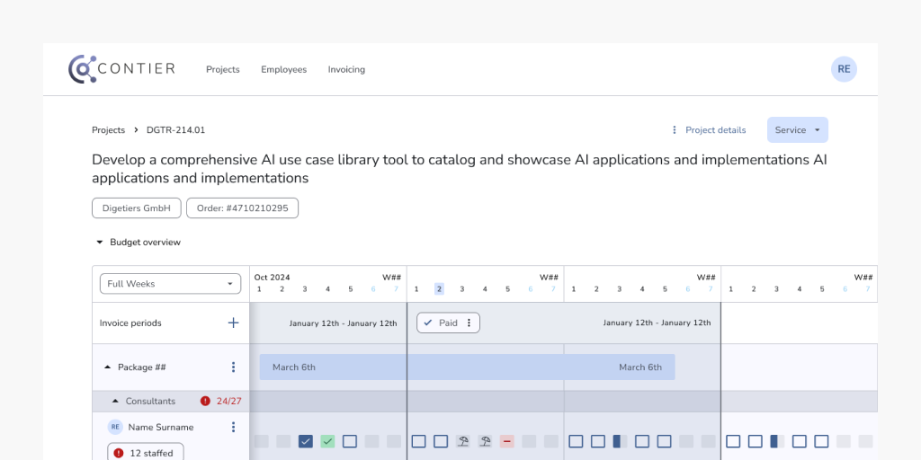 Bringing structure to a consultancy operations platform preview