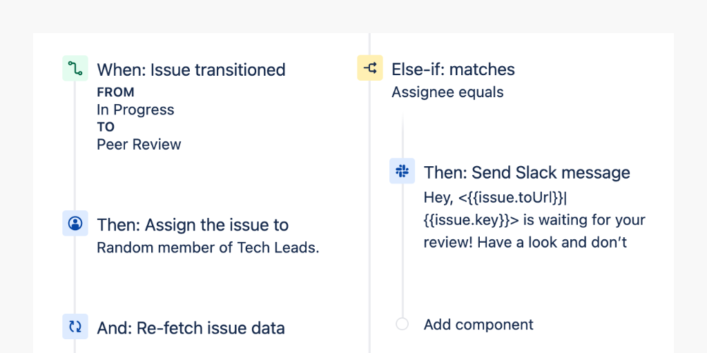 Jira workflow and task management preview
